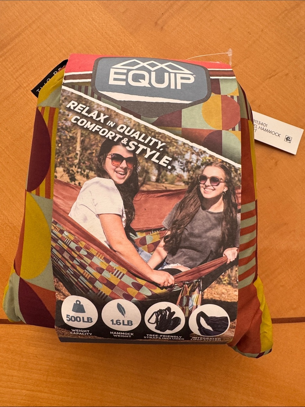 Equipe Two-Person Travel Hammock - Rust Red